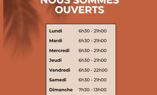 Horaire épicerie et restaurant / bar, Ajaccio, SAS T.PRIM